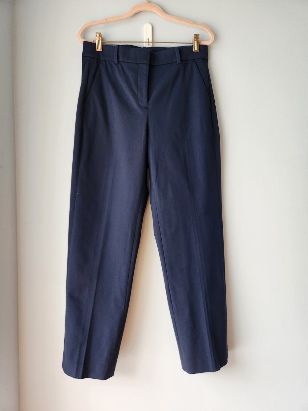 NWT J. Crew Kallie Straight-Leg Pant Corporate Office Professional Navy 6